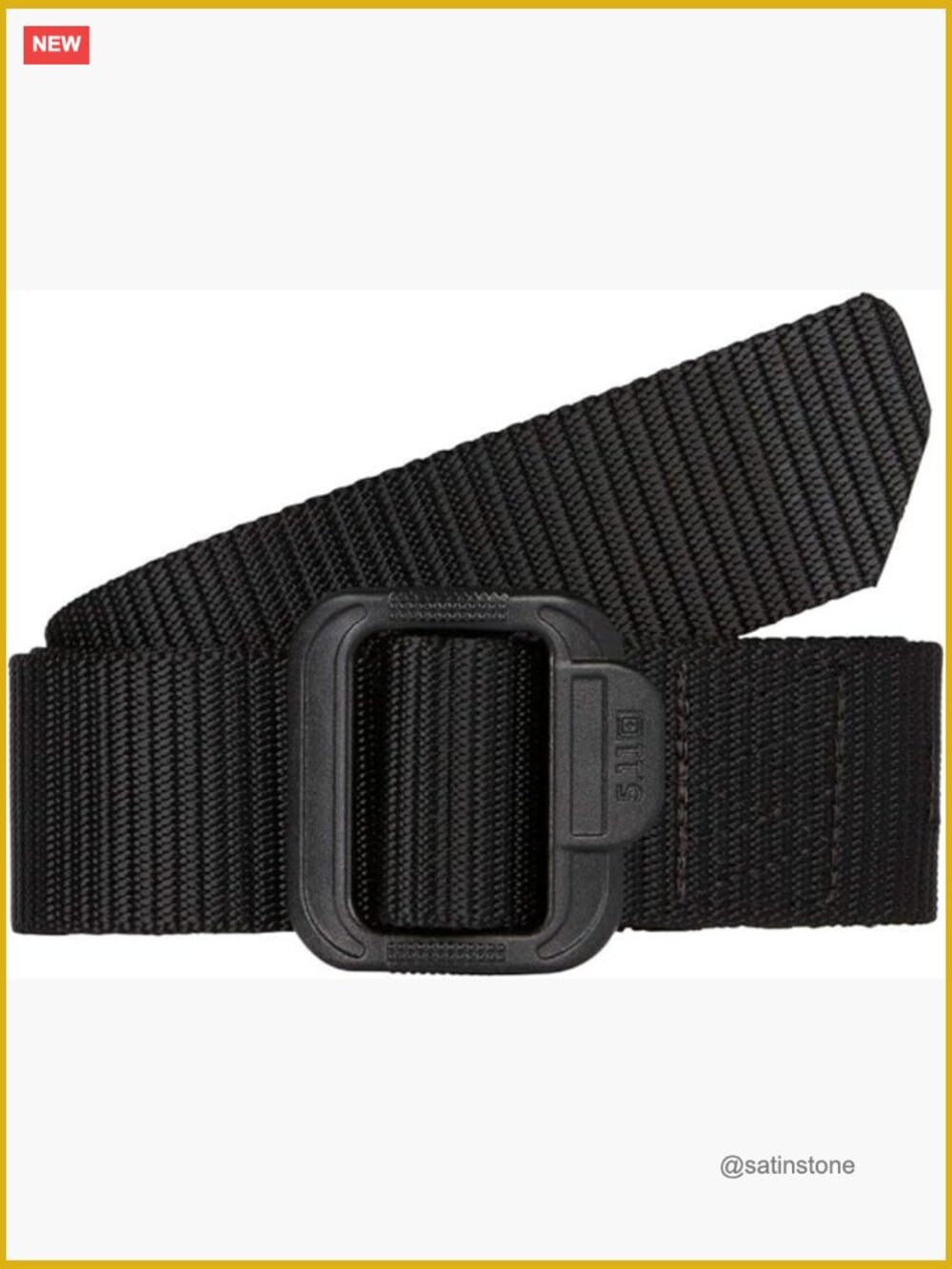 1.5" Tdu Nylon Tactical Belt, Metal Detector Friendly